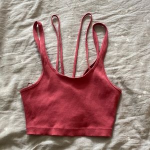 Pink Zara Strappy Tank Top